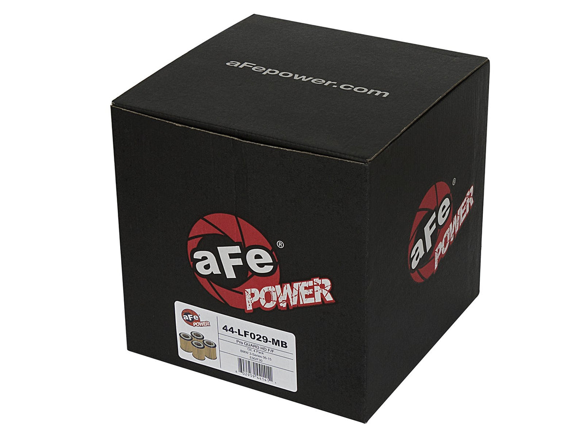 Proguard Oil Filter (4 Pack) 2.95 Inch H x 2.89 Inch OD aFe Power-6