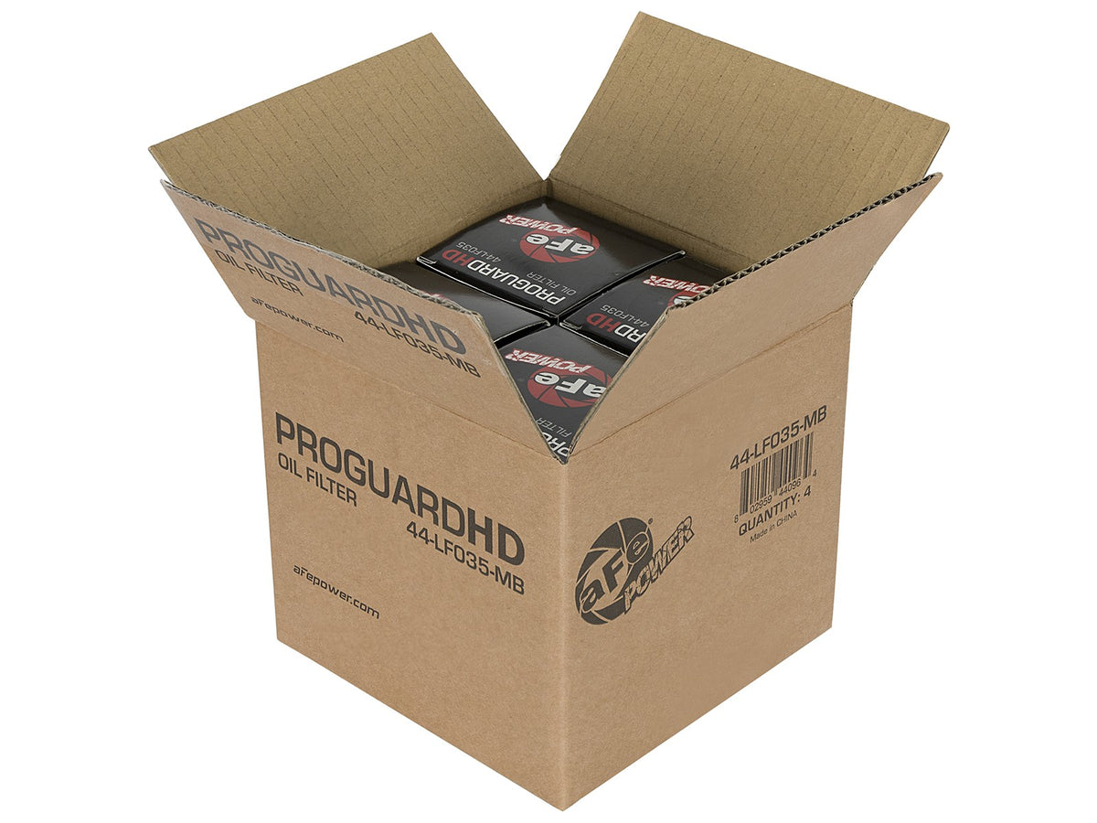 Proguard Oil Filter (4 Pack) 2.59 Inch OD Diesel aFe Power-4