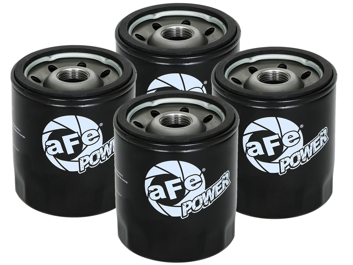 Proguard Oil Filter (4 Pack) 3/4-16 Inch Thread 3.41 Inch H x 2.95 Inch OD aFe Power
