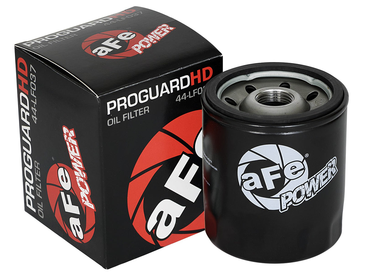 Proguard Oil Filter (4 Pack) 3/4-16 Inch Thread 3.41 Inch H x 2.95 Inch OD aFe Power-1