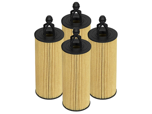 Proguard Oil Filter (4 Pack) 6.13 Inch H x 1.99 Inch OD Flex Fuel aFe Power