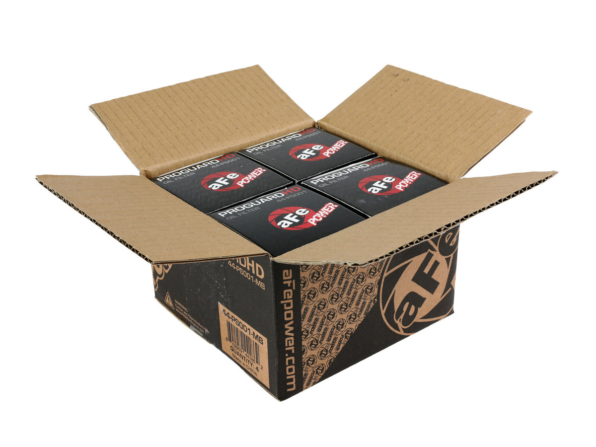Proguard Oil Filter (4 Pack) 44-PS001-MB aFe Power-6
