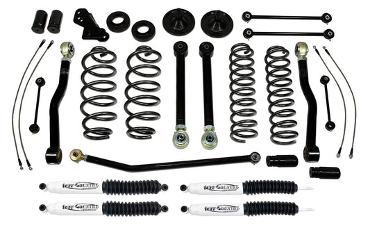 4 Inch Lift Kit 07-18 Jeep Wrangler JK 4 Door Only Lift Kit EZ-Flex Tuff Country-1