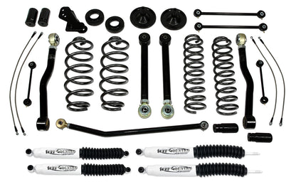 4 Inch Lift Kit 07-18 Jeep Wrangler JK 4 Door Only Lift Kit EZ-Flex Tuff Country