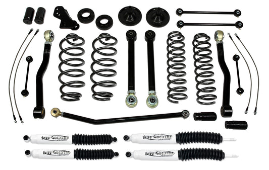 4 Inch Lift Kit 07-18 Jeep Wrangler JK 4 Door Only Lift Kit EZ-Flex Tuff Country
