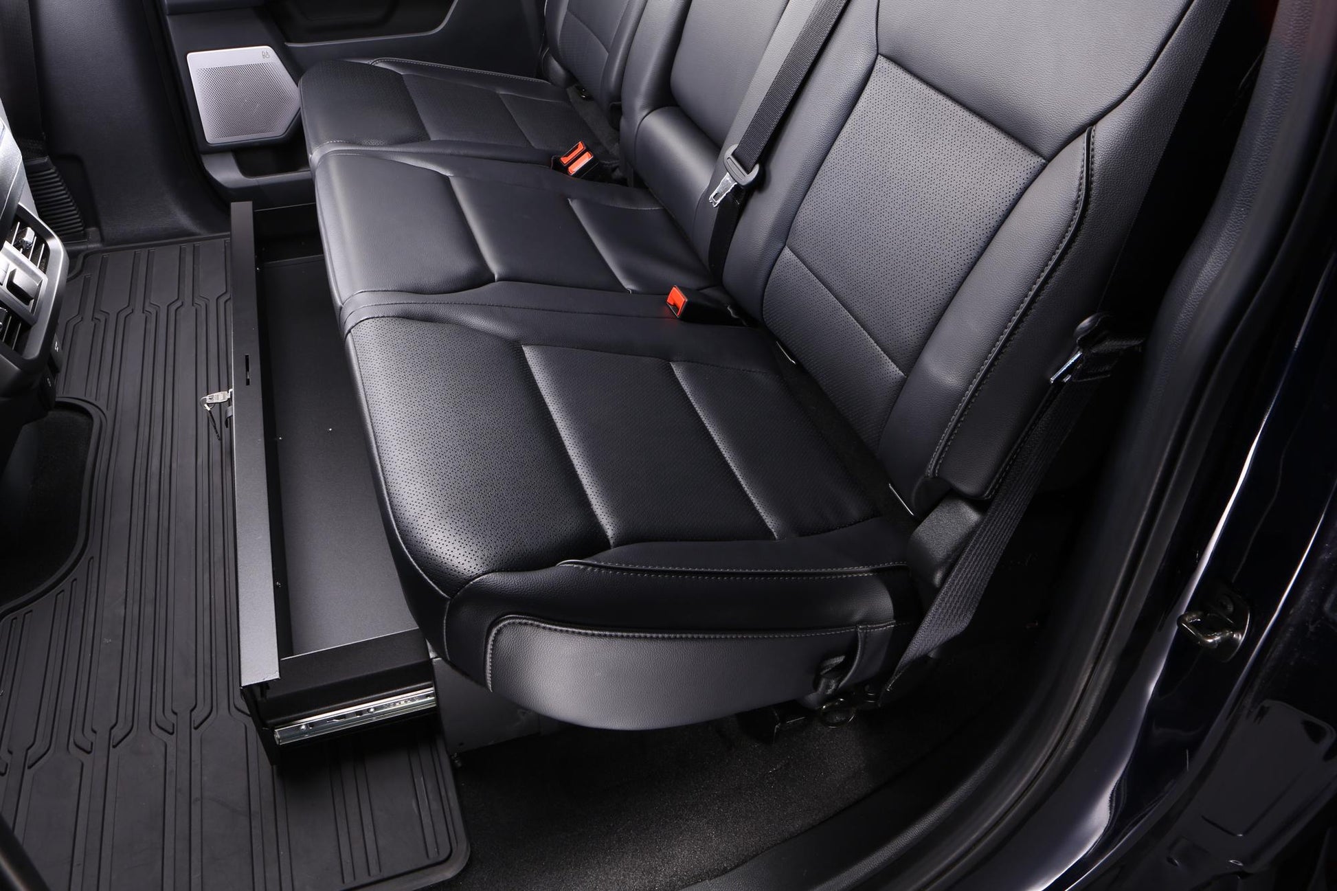 Rear Underseat Drawer for 15-26 Ford F150 F250; 19-26 Chevy Silverado/GMC Sierra - Keyed Lock Products Tuffy Security-3