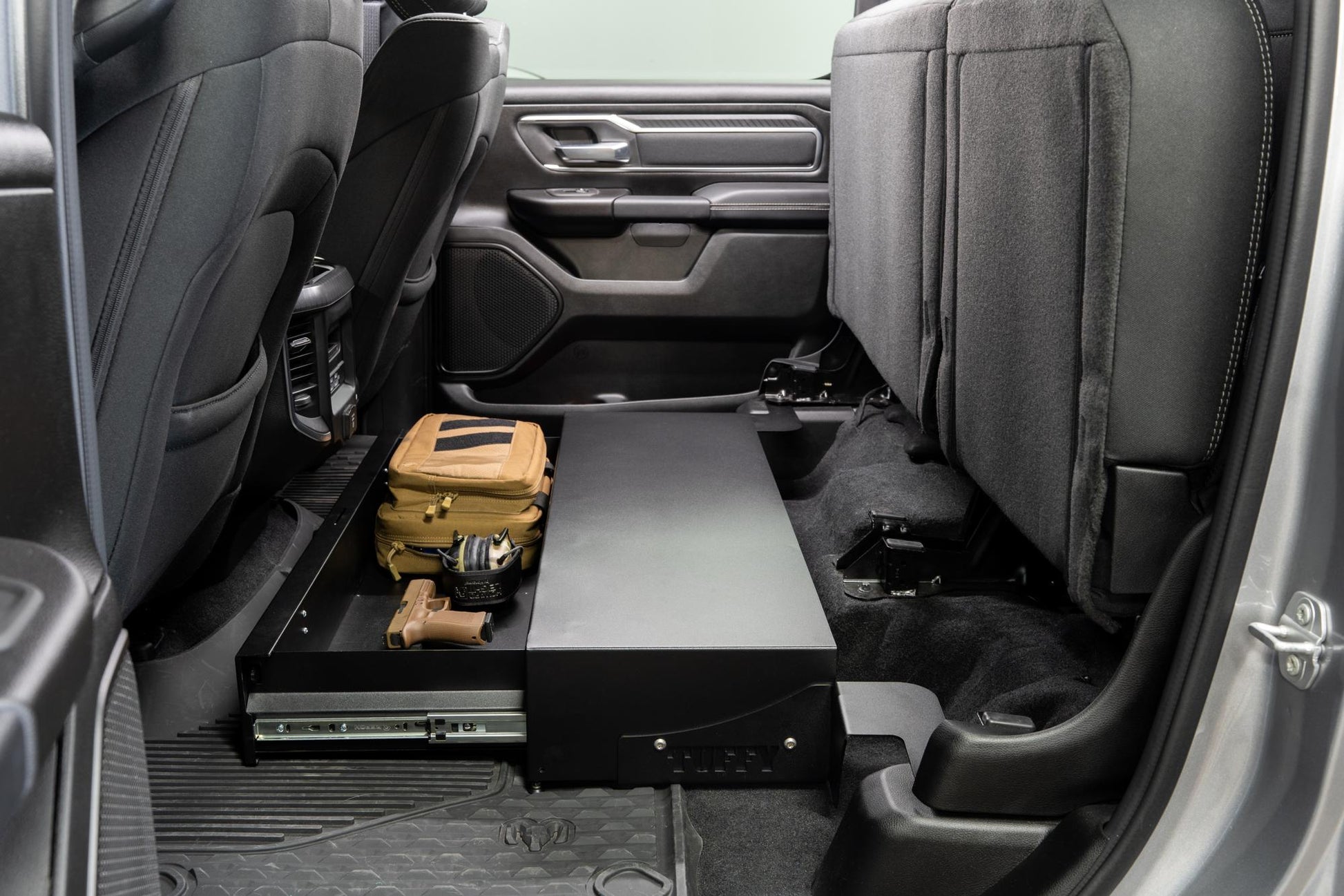 Drawer for 19-26 RAM 1500 Crew Cab - 40 Inch Wide Underseat Key Lock Products Tuffy Security-2