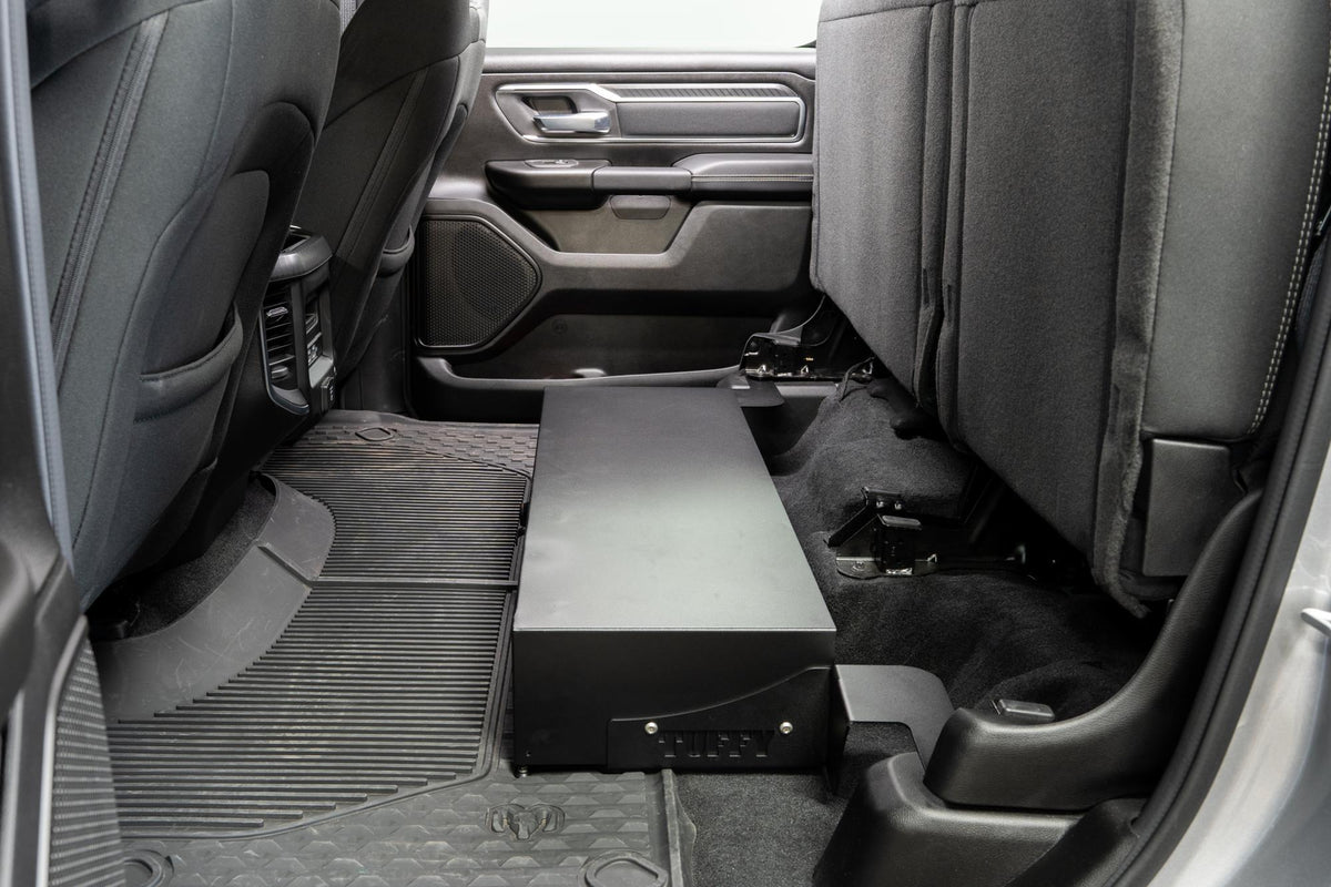 Drawer for 19-26 RAM 1500 Crew Cab - 40 Inch Wide Underseat Key Lock Products Tuffy Security-5