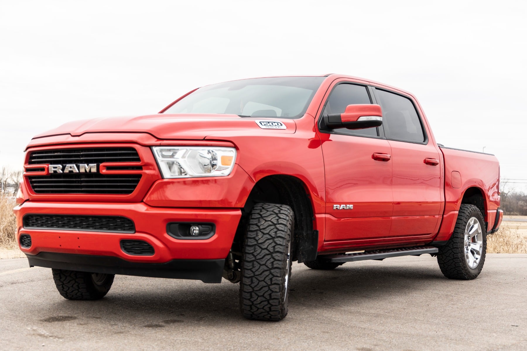 RPT2 Running Boards Crew Cab Black Ram 1500 (19-26)/1500 TRX (21-24) Rough Country-5