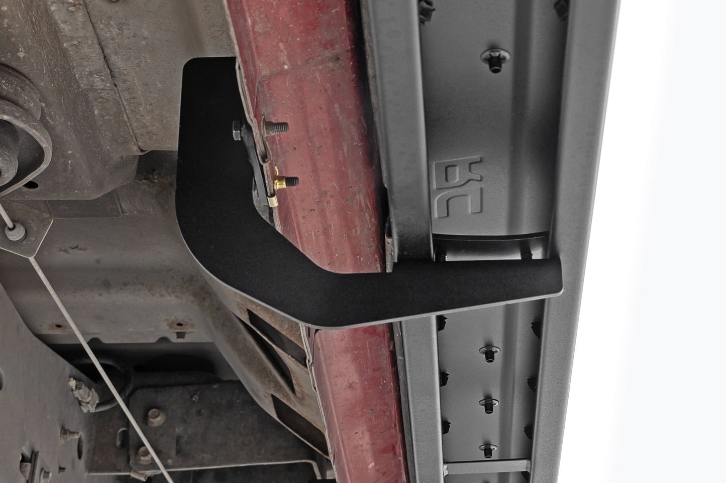 RPT2 Running Board Crew Cab Black Ford F-250/F-350 Super Duty (09-16) Rough Country-2