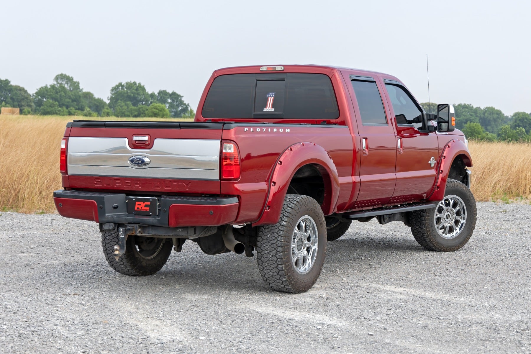 RPT2 Running Board Crew Cab Black Ford F-250/F-350 Super Duty (09-16) Rough Country-5