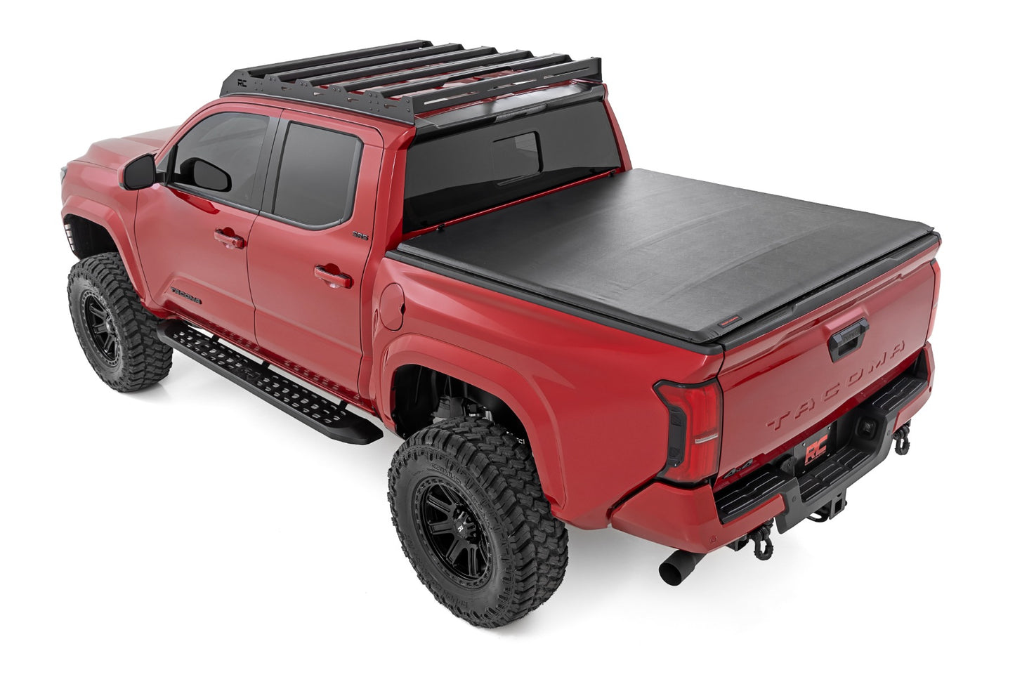 RPT2 Running Board Double Cab Black Toyota Tacoma 2WD/4WD (2024-2026) Rough Country-3