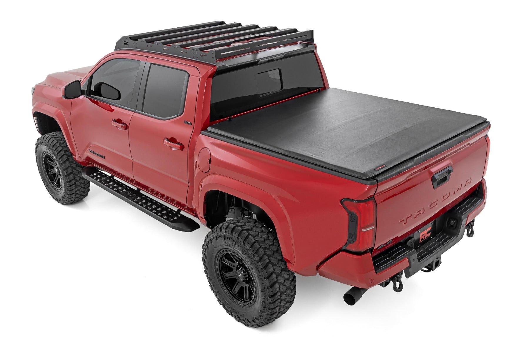 RPT2 Running Board Double Cab Black Toyota Tacoma 2WD/4WD (2024-2026) Rough Country-3