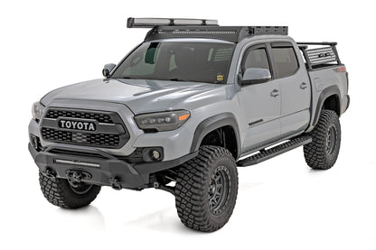 RPT2 Running Board Double Cab Black Toyota Tacoma 2WD/4WD (2016-2023) Rough Country-1