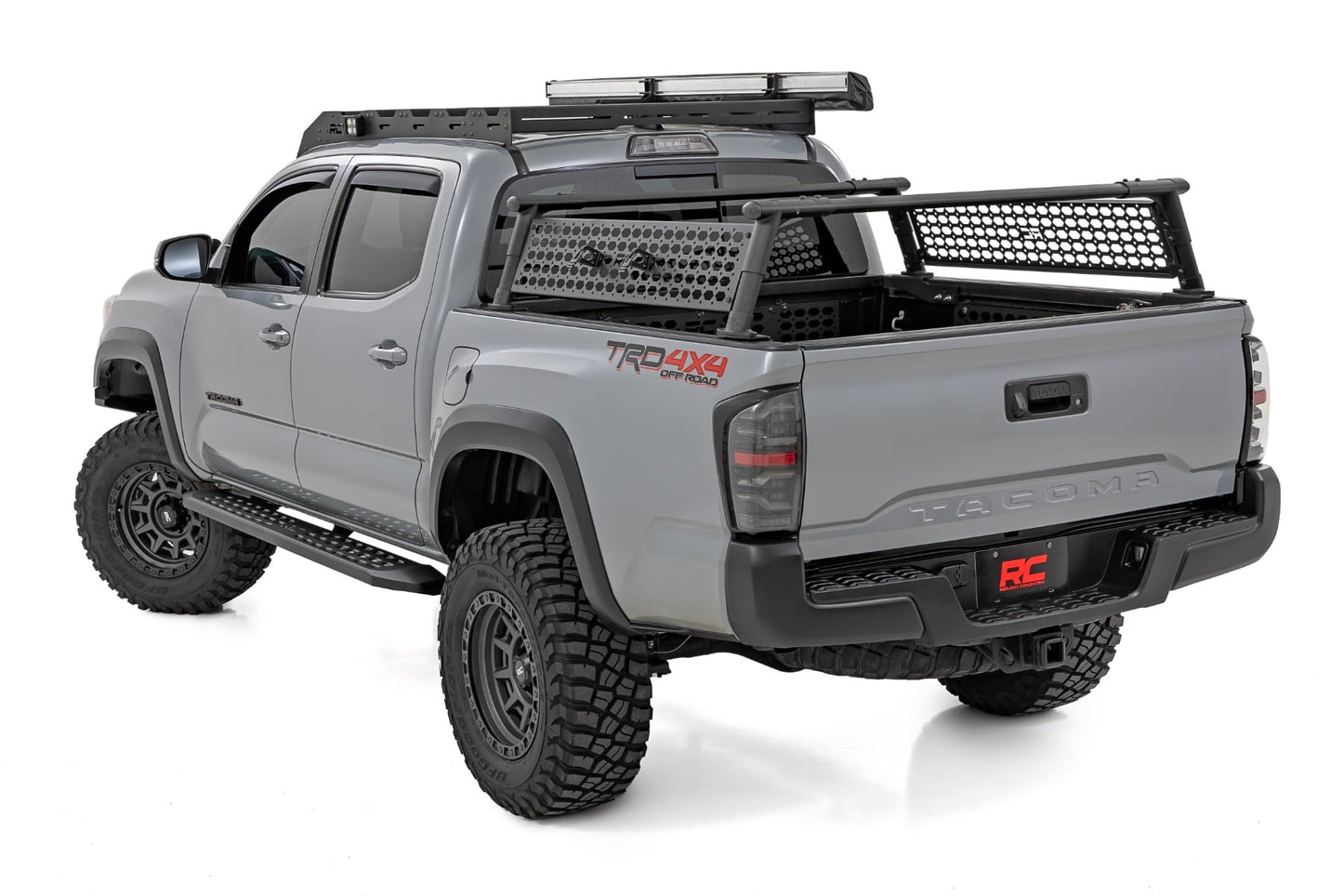 RPT2 Running Board Double Cab Black Toyota Tacoma 2WD/4WD (2016-2023) Rough Country-2