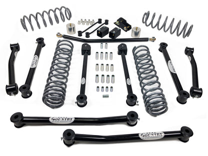 4 Inch Lift Kit 18-19 Jeep Wrangler JLU 4 Door Models Only Tuff Country-5