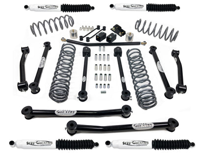 4 Inch Lift Kit 18-19 Jeep Wrangler JLU 4 Door Models Only Tuff Country