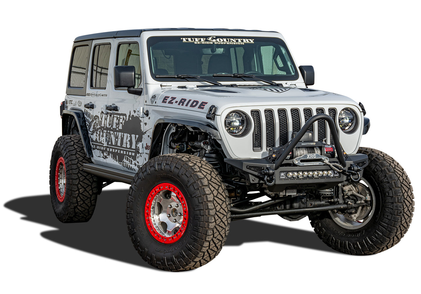4 Inch Lift Kit 18-19 Jeep Wrangler JLU 4 Door Models Only Tuff Country-4