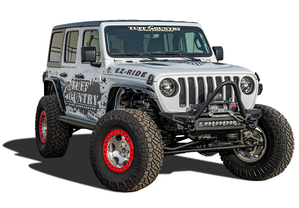 4 Inch Lift Kit 18-19 Jeep Wrangler JLU 4 Door Models Only EZ-Flex Tuff Country-4