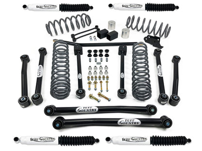 4 Inch Lift Kit 18-19 Jeep Wrangler JLU 4 Door Models Only EZ-Flex Tuff Country-2