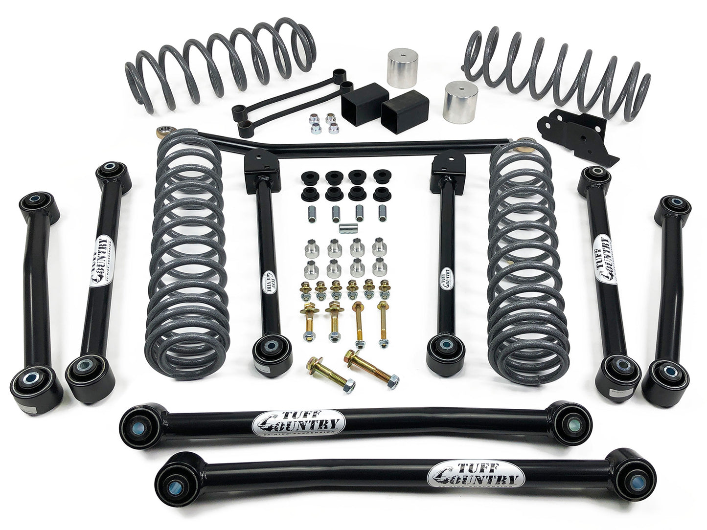 4 Inch Lift Kit 18-19 Jeep Wrangler JLU 4 Door Models Only EZ-Flex Tuff Country-7