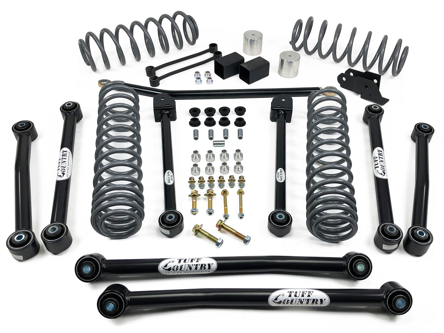 4 Inch Lift Kit 18-19 Jeep Wrangler JLU 4 Door Models Only EZ-Flex Tuff Country-7