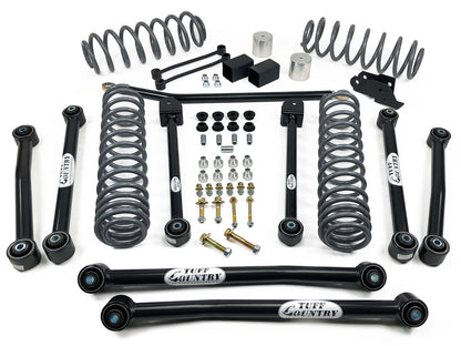4 Inch Lift Kit 18-19 Jeep Wrangler JLU 4 Door Models Only EZ-Flex Tuff Country-7