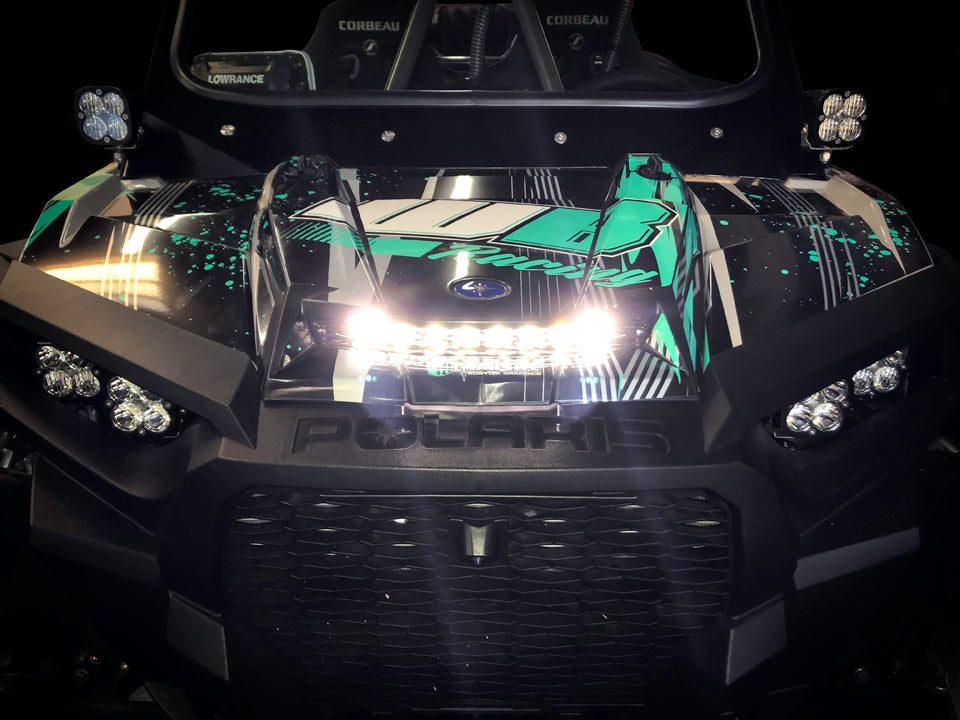 Polaris RZR Turbo XP 16-18 Hood Scoop Kit Baja Designs-1