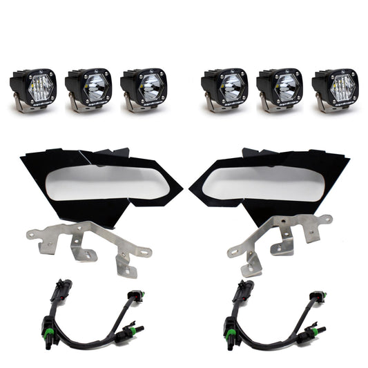 Baja Designs Can-Am X3 Headlight Kit S1 Spot W/C Baja Designs