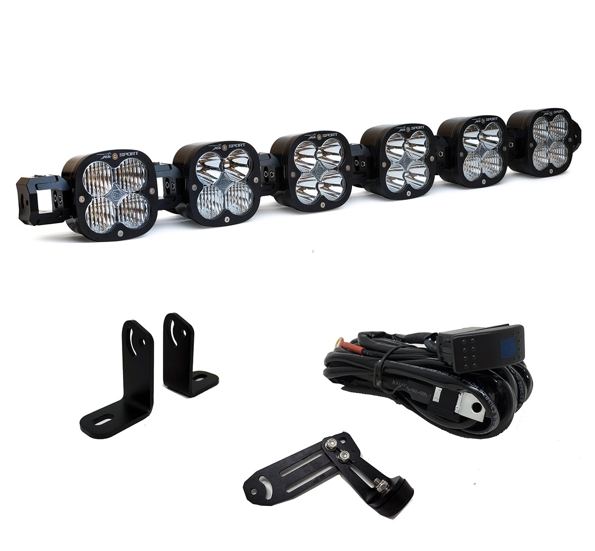 Polaris RZR Pro XP, XL Linkable Roof Bar Kit Desgins Baja Designs