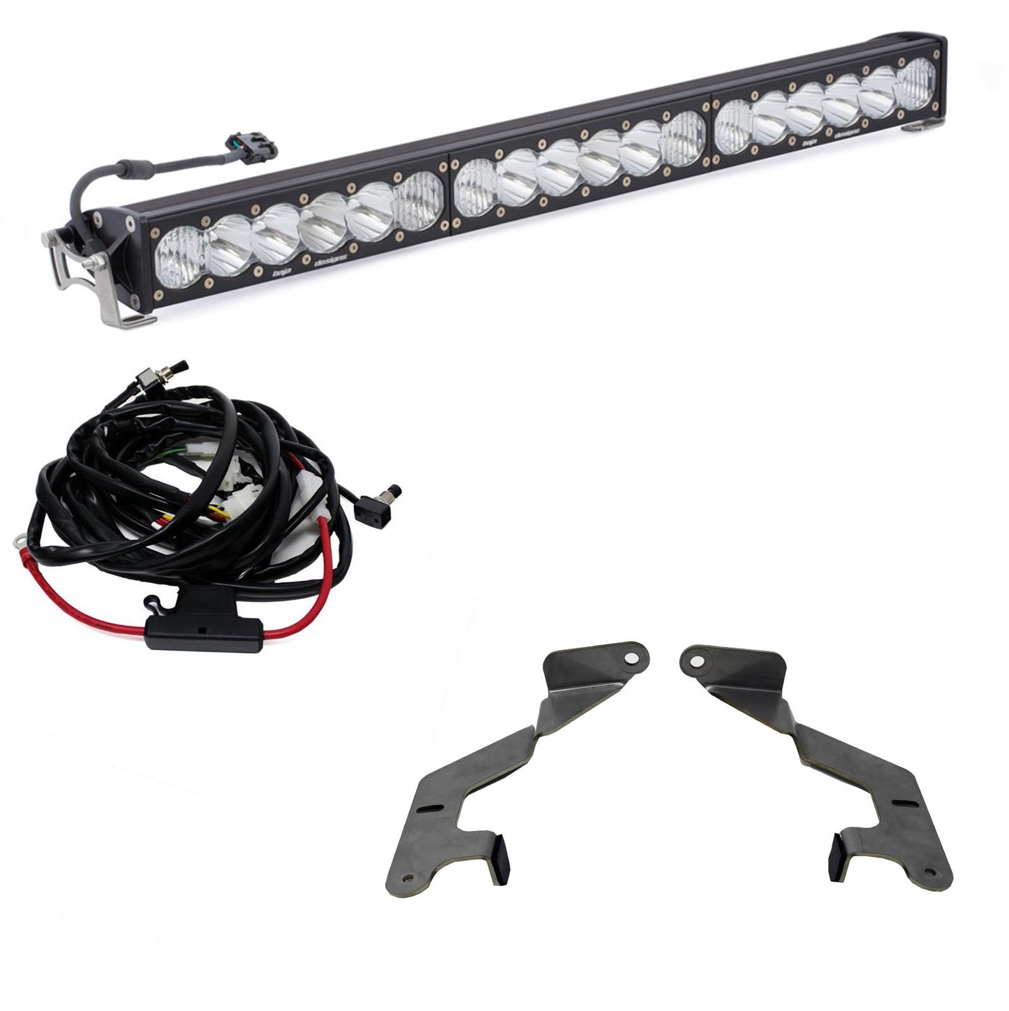 Baja Designs Tundra 30 Inch Grill LED Light Bar For 14-On Toyota Tundra OnX6+ Kit Baja Designs