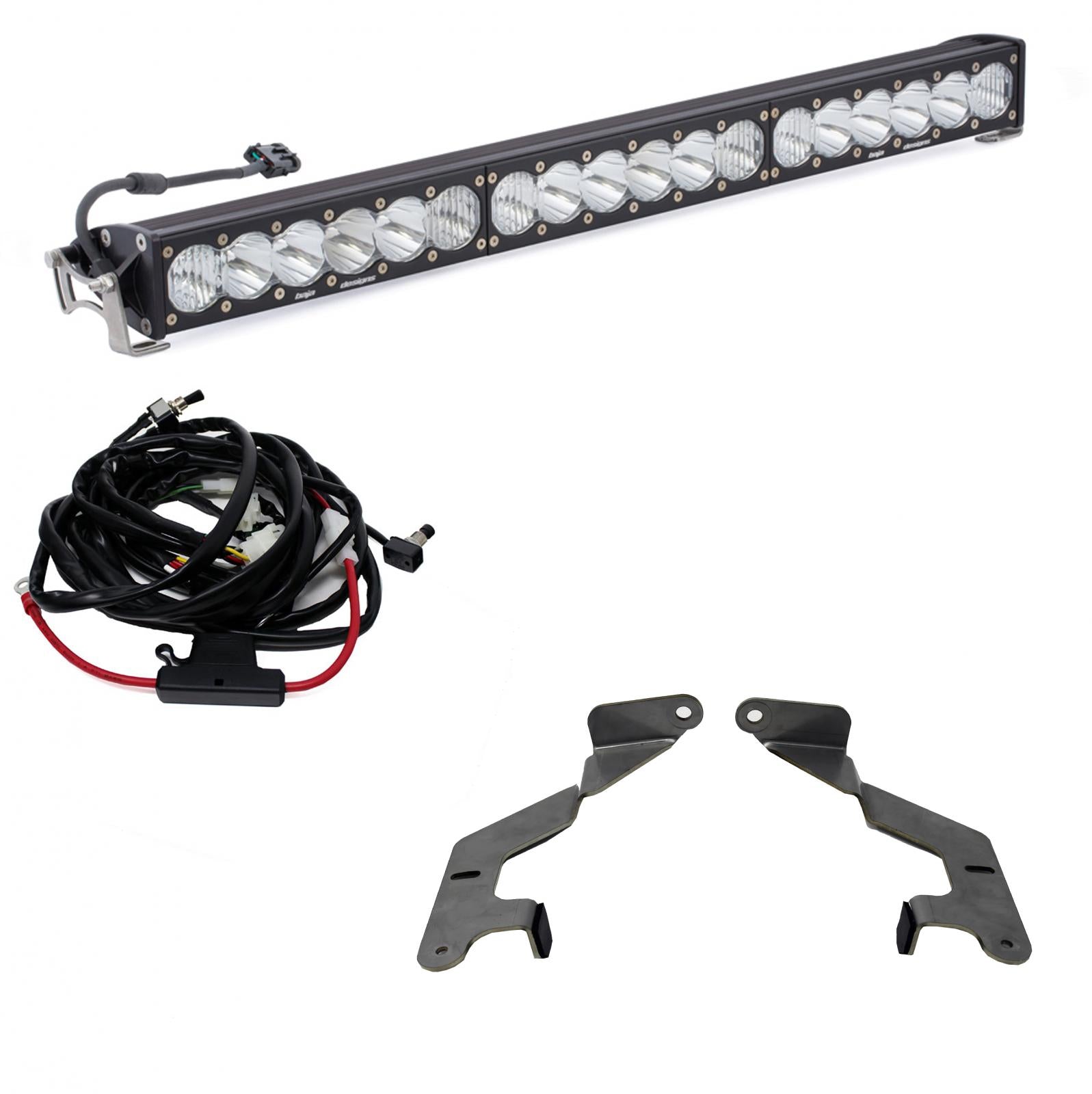 Baja Designs Tundra 30 Inch Grill LED Light Bar For 14-On Toyota Tundra OnX6+ Kit Baja Designs