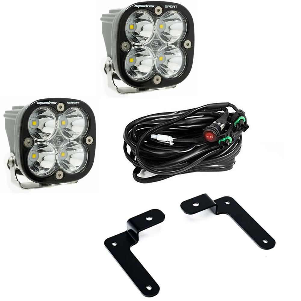 Jeep JL A-Pillar Light Kit 2018 Wrangler JL Baja Designs-1