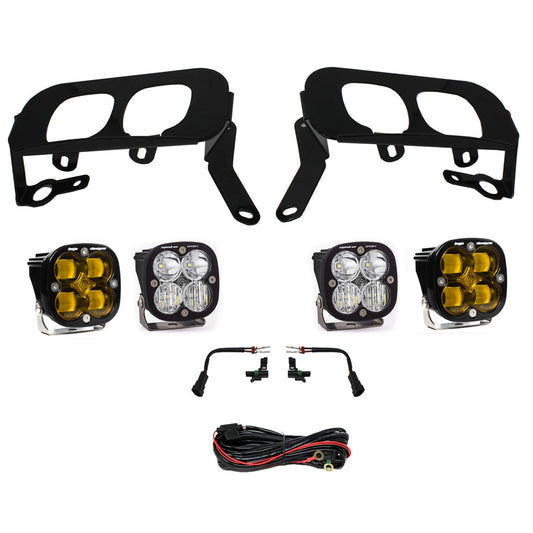 Silverado 1500 Fog Pocket Kit 14-15 FPK, SAE W/C & Sport D/C Baja Designs-1