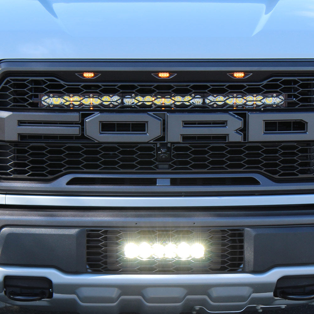 Baja Designs 17-20 Ford, Raptor OnX6+ Lower Grille LED Kit Baja Designs