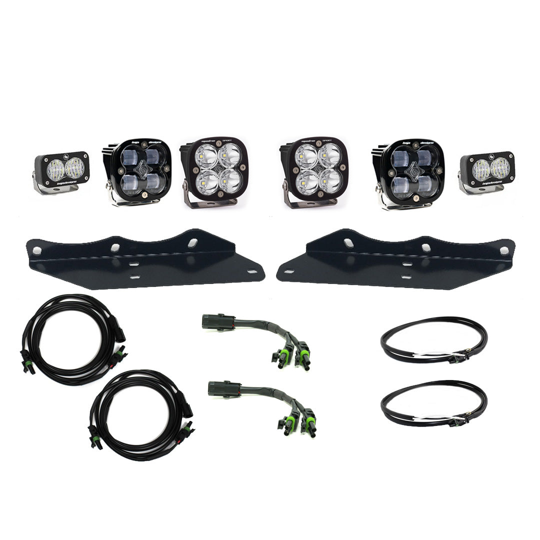 Raptor Fog Light Kit 17-18 F-150 Raptor Fog Pocket Kit SAE Sportsmen Baja Designs-1