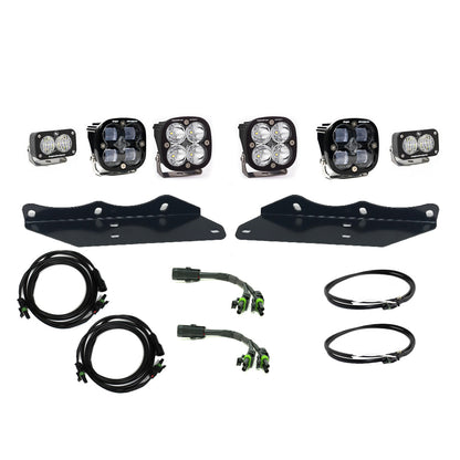 Raptor Fog Light Kit 17-18 F-150 Raptor Fog Pocket Kit SAE Sportsmen Baja Designs-1