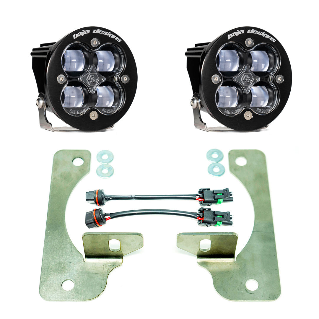 Jeep JL Fog Light Squadron-R 18-Pres Wrangler JL Rubicon Fog Pocket Kit Baja Designs-3