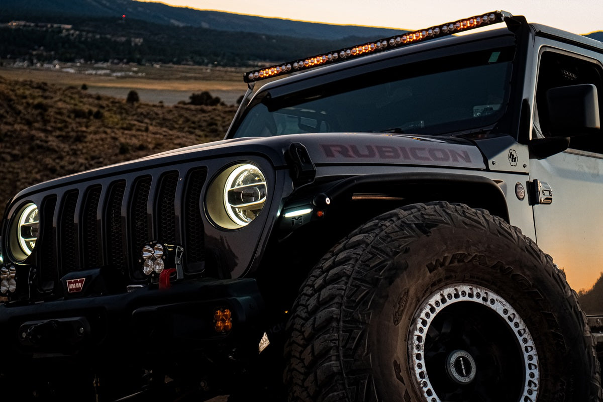 Jeep JL/JT Roof Bar LED Light Kit 50 Inch S8 Baja Designs-1