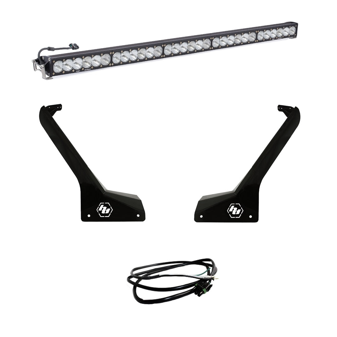Jeep JL/JT Roof Bar LED Light Kit 50 Inch OnX6+ Baja Designs