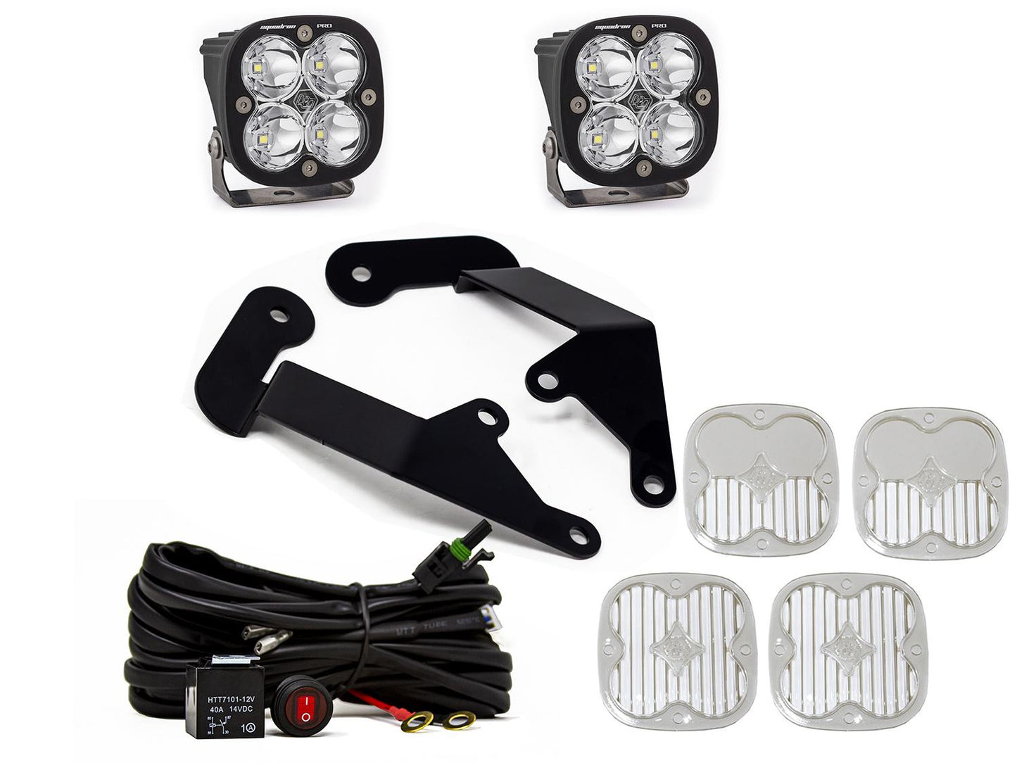 Ford Bronco Sport A-Pillar Kit Squadron Sport Clear Baja Designs-3