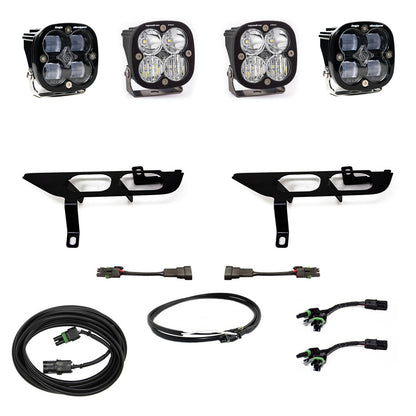 F-150 Fog Pocket Kit SAE Clear/Pro DC 21-On Ford F-150 Baja Designs