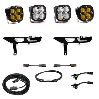 Ford, F150, (21-On), FPK, SAE Amber/Pro DC, Up w/o DRL Baja Designs
