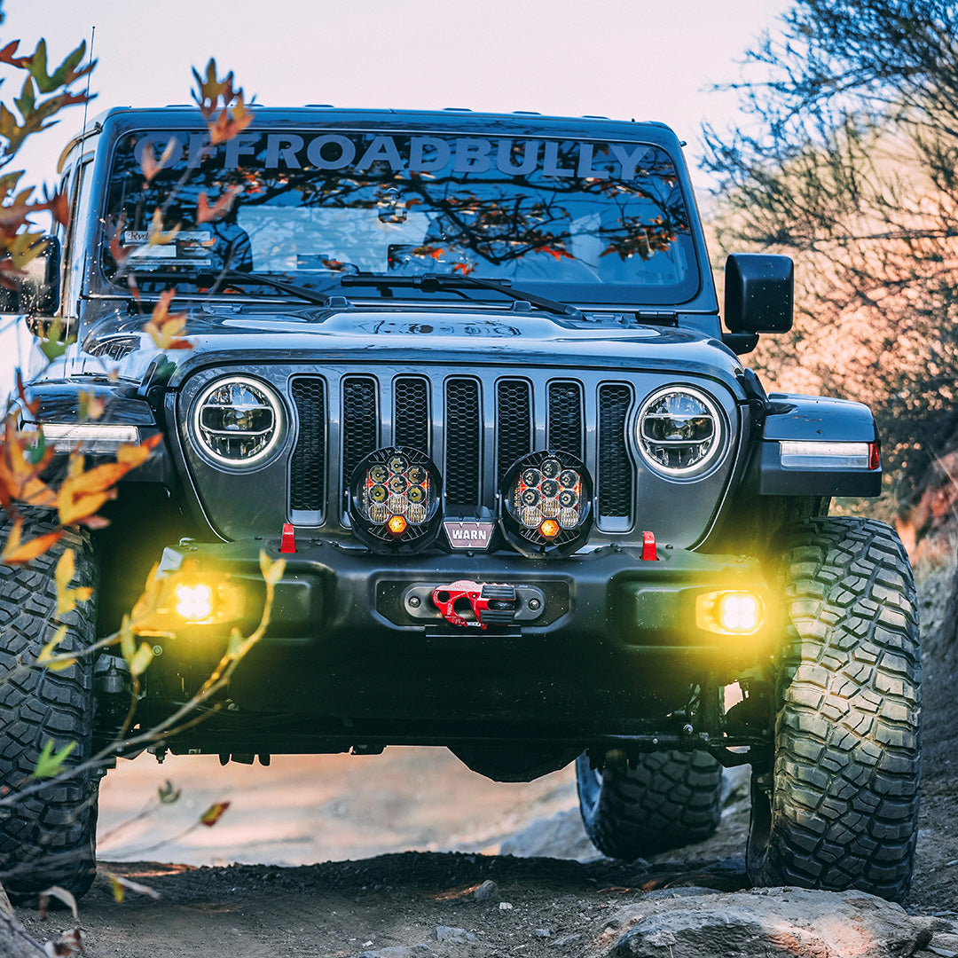 Jeep JL Fog Light Squadron-R 18-Pres Wrangler JL Rubicon Fog Pocket Kit Baja Designs-2