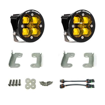 Jeep JL Fog Pocket Kit For 18-20 Wrangler JL Sahara Squadron SAE FPK Baja Designs