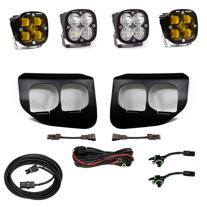 Ford Super Duty (20-On) Fog Lights Dual FPK Amber SAE/Pro DC Baja Designs-3