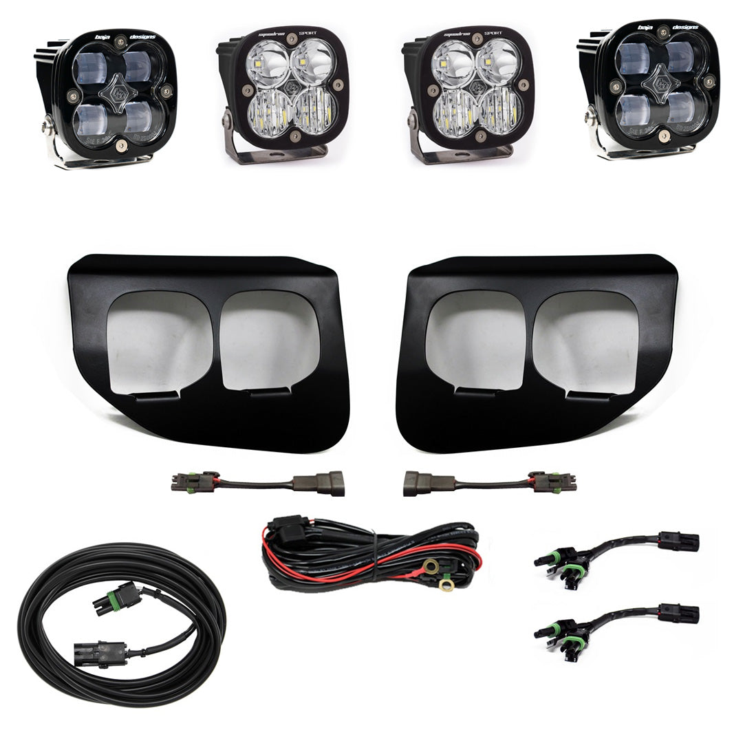 Ford Super Duty (20-On) Fog Lights Dual FPK SAE/Sport DC Baja Designs-3