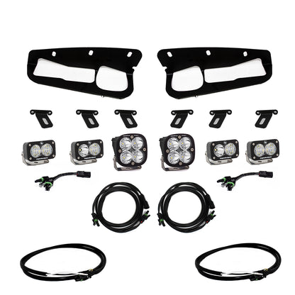 Bronco Fog Pocket Kit 21-Up Ford Bronco Sportsmen w/Upfitter Baja Designs