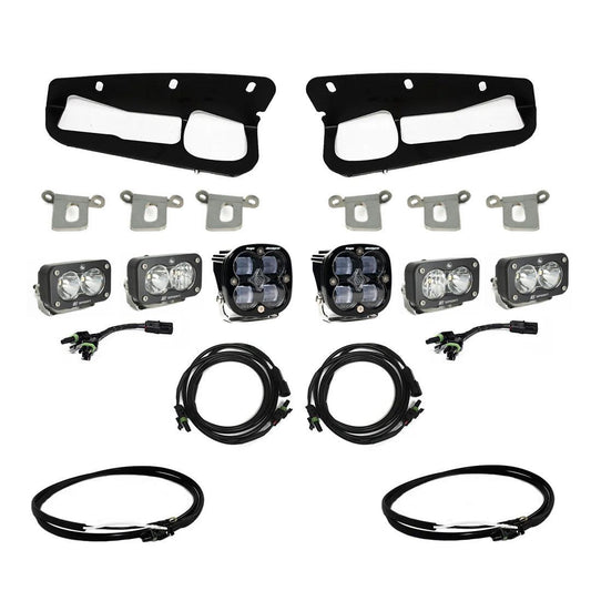 Baja Designs Bronco Clear SAE Fog Pocket Kit 21-Up Ford Bronco w/Upfitter Baja Designs