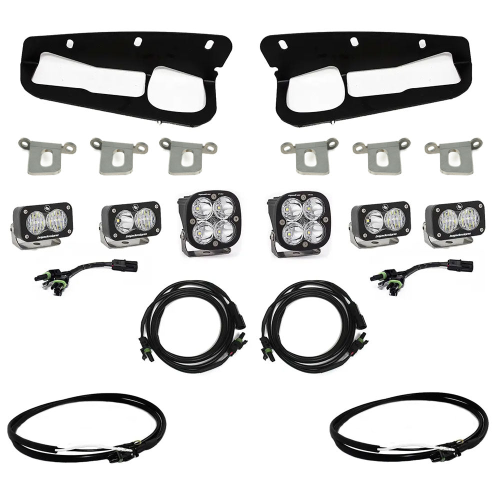 Baja Designs Bronco Fog Pocket Kit 21-Up Ford Bronco Pro w/Upfitter Baja Designs
